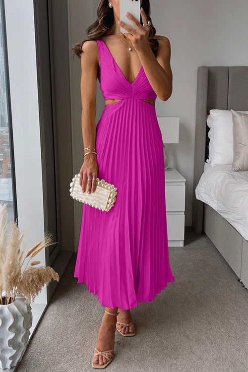 Pleated Maxi Dress | Elegant | Flowy & Lightweight