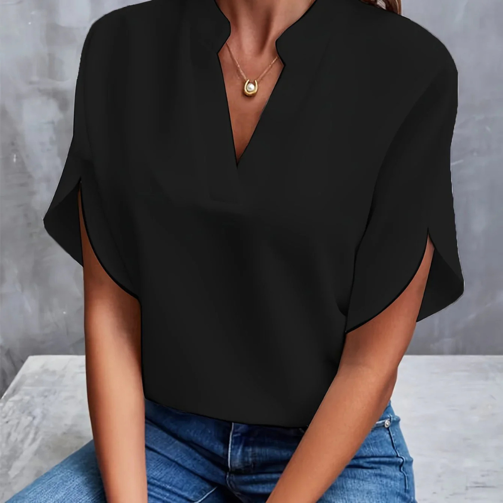 Lena | Effortless Elegance V-Neck Blouse