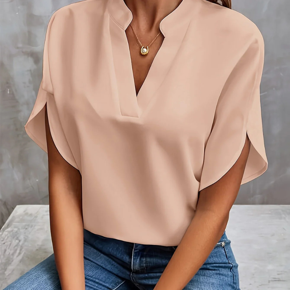 Lena | Effortless Elegance V-Neck Blouse