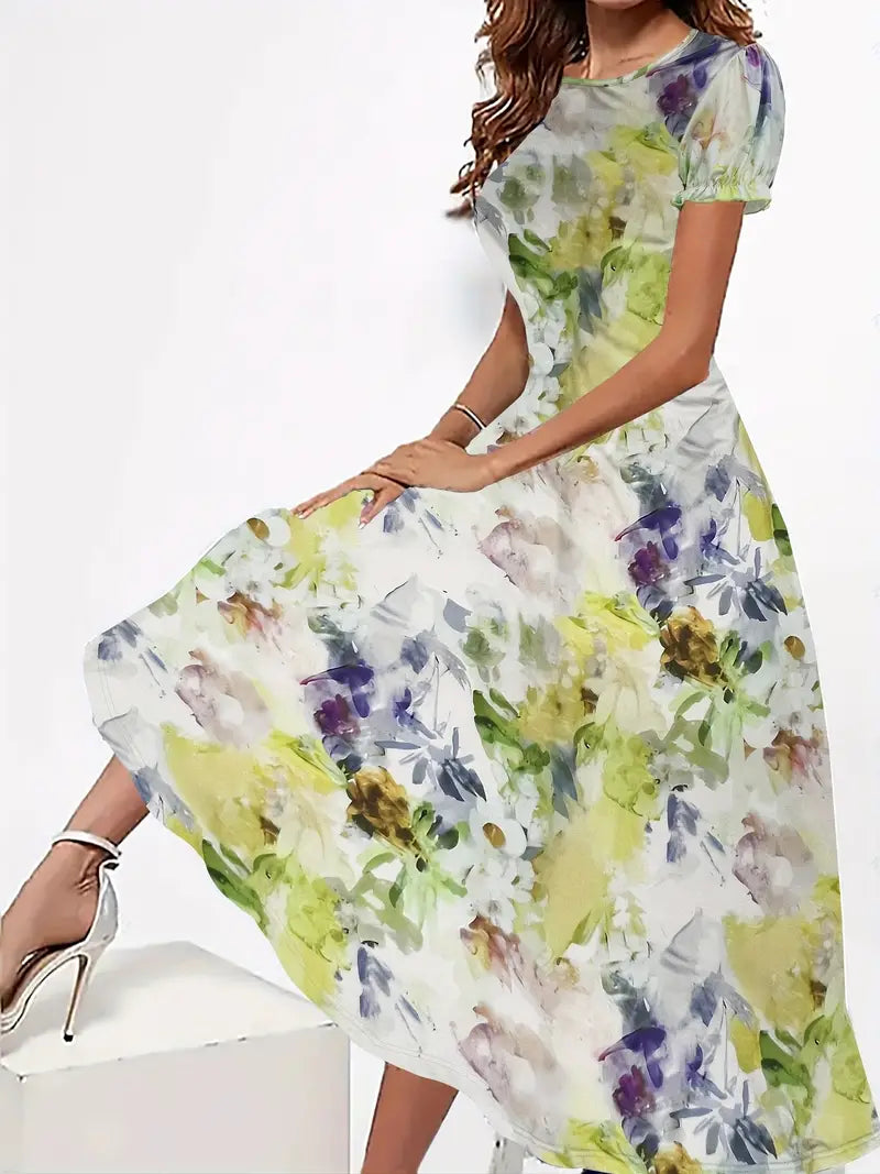 Women’s Floral Maxi Dress | Lightweight | Elegant & Flowy