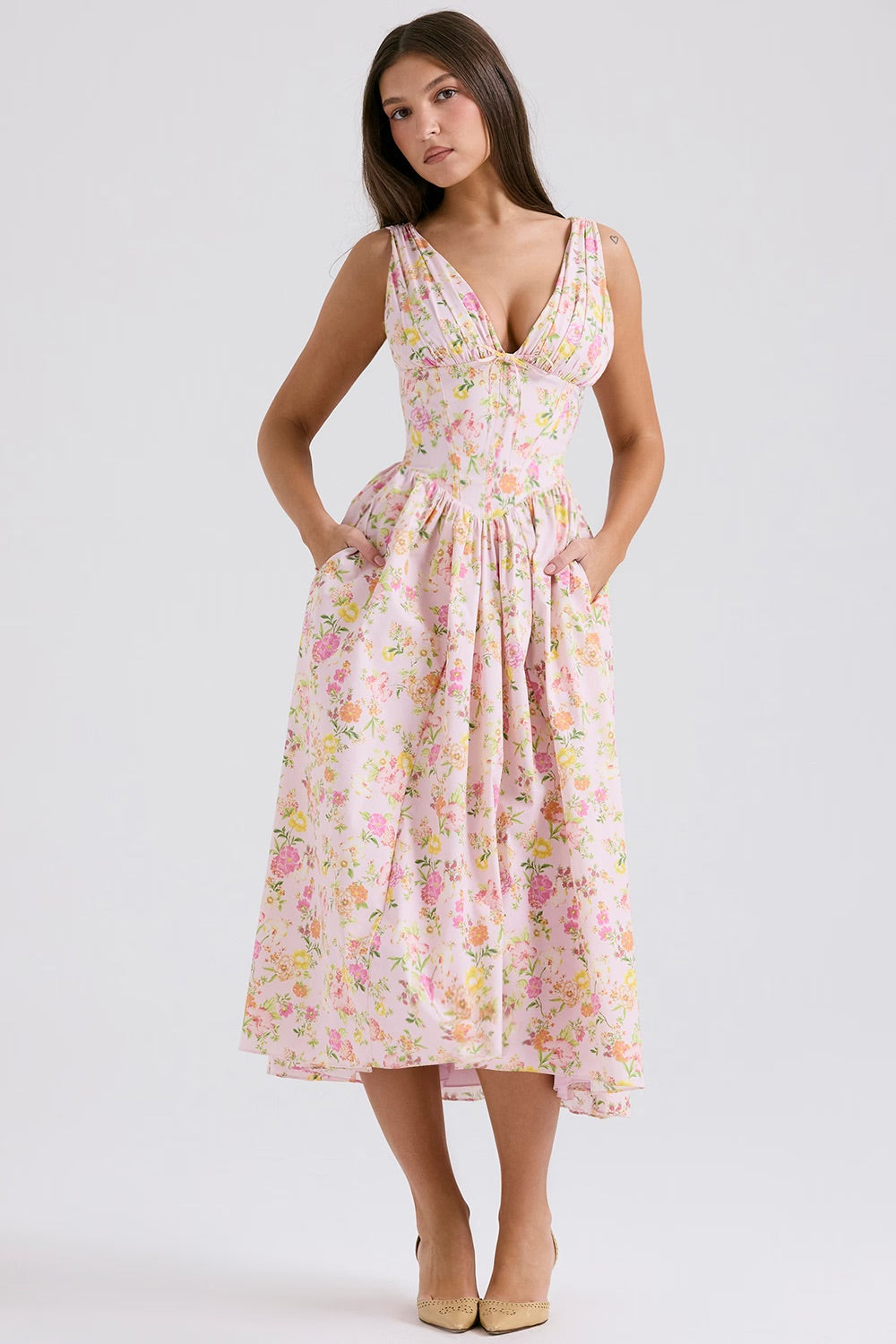 Flowy Midi Dress | Summer Chic | Lightweight & Feminine