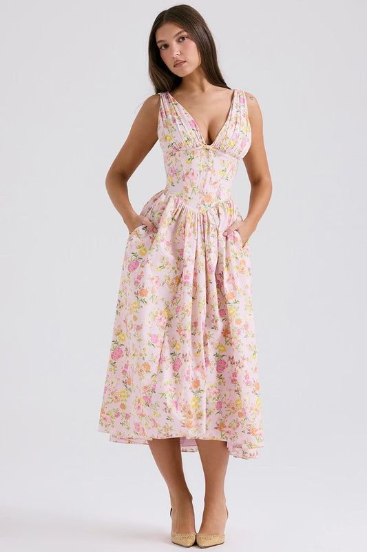 Flowy Midi Dress | Summer Chic | Lightweight & Feminine