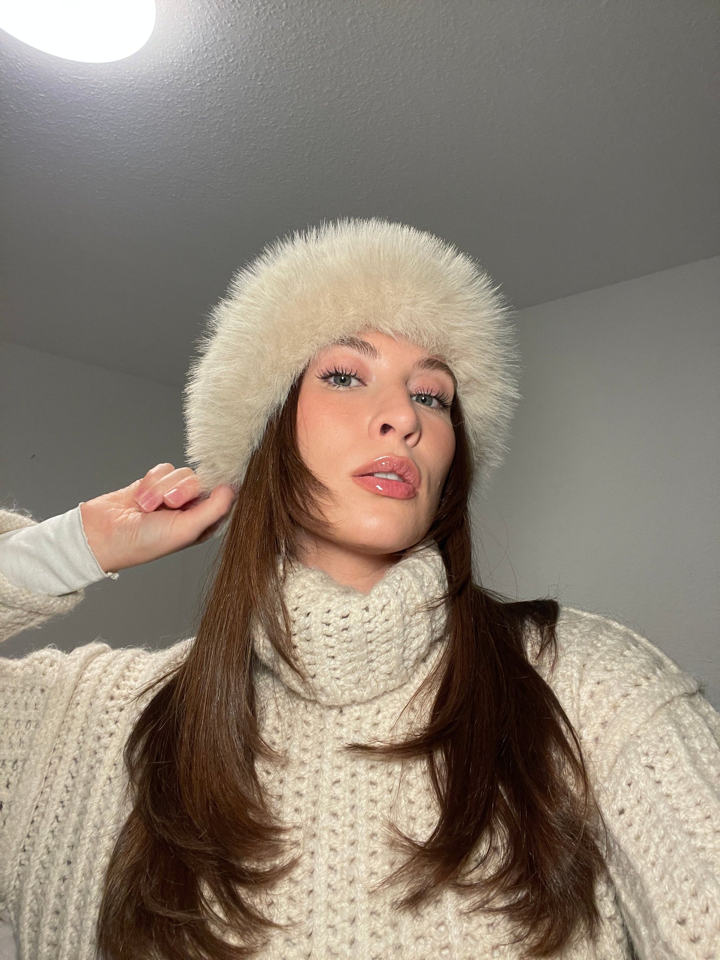 Faux Fur Winter Hat - Perfect for Cold Days - Luxurious Texture