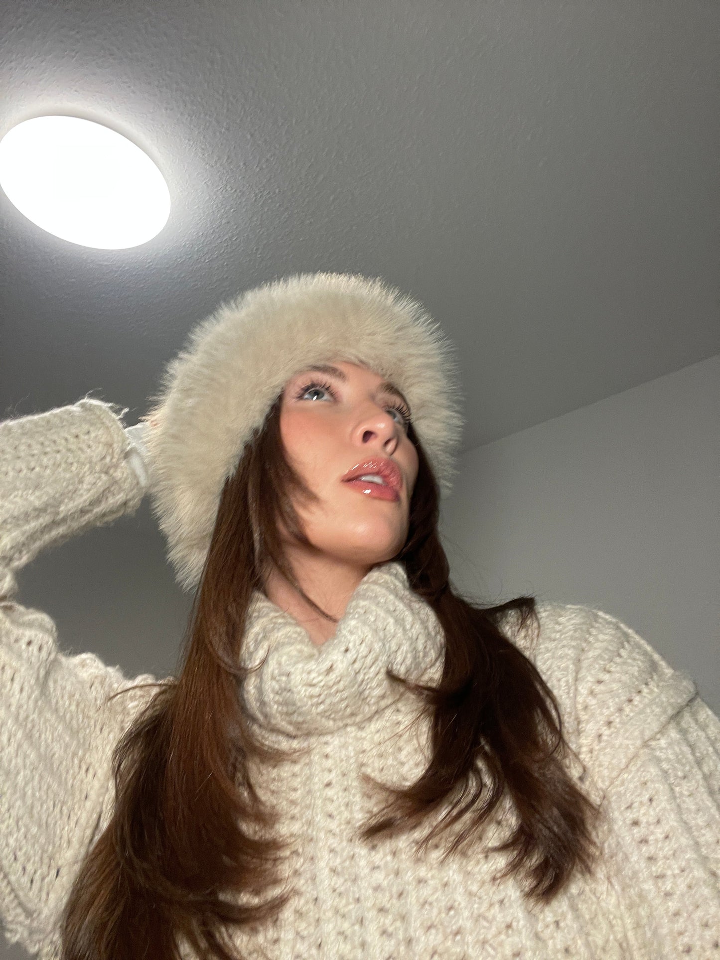 Faux Fur Winter Hat - Perfect for Cold Days - Luxurious Texture