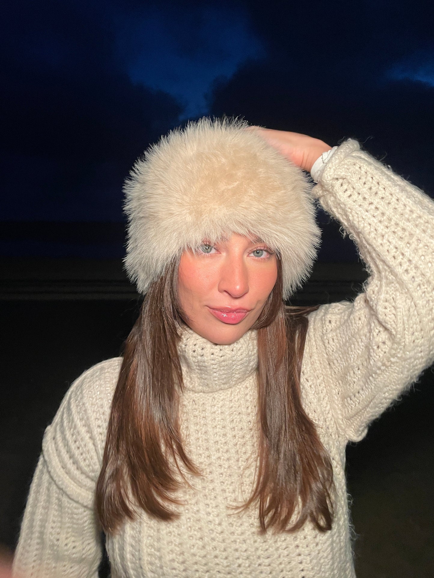 Faux Fur Winter Hat - Perfect for Cold Days - Luxurious Texture