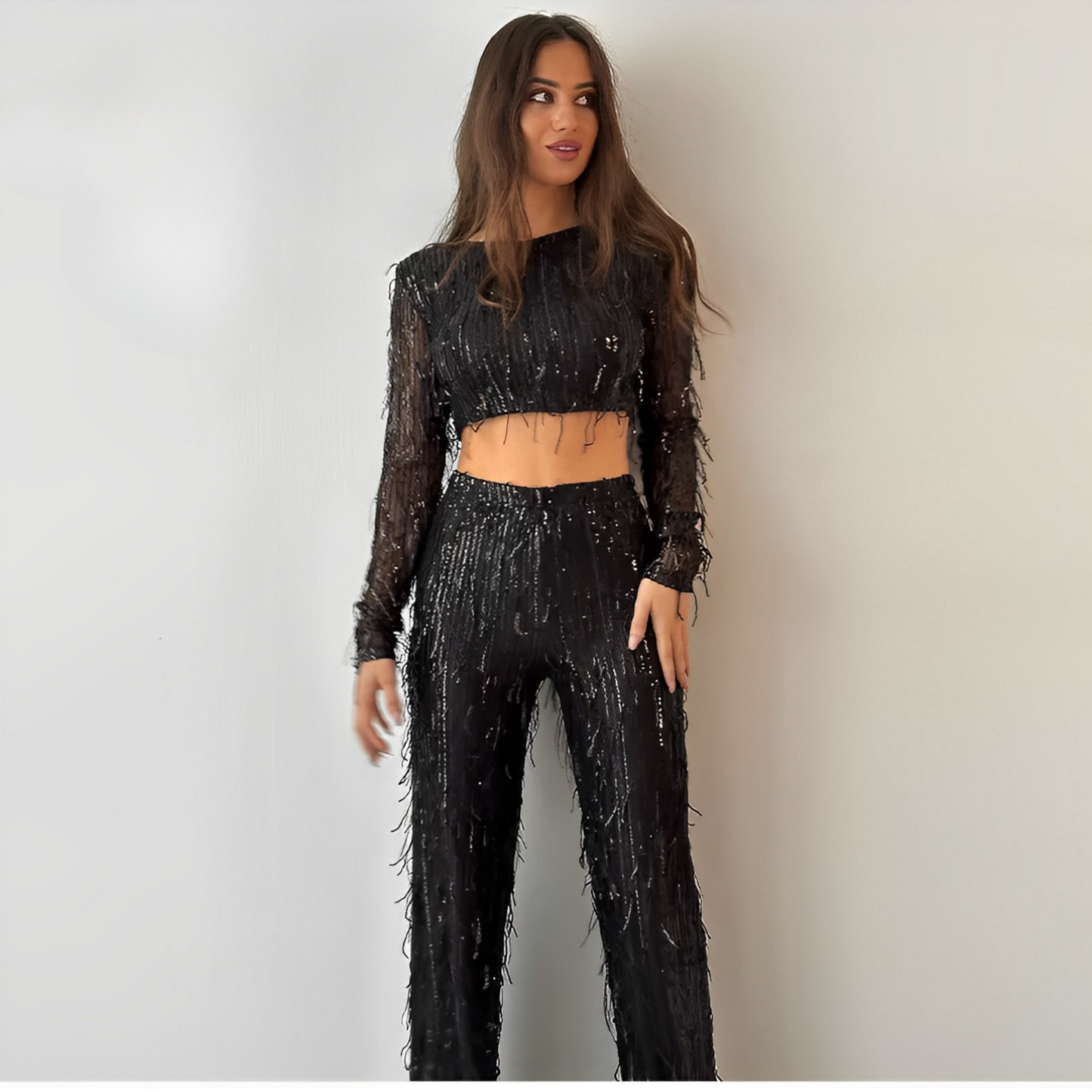 Sequin Two-Piece Set | Glamorous & Elegant | Party Ready