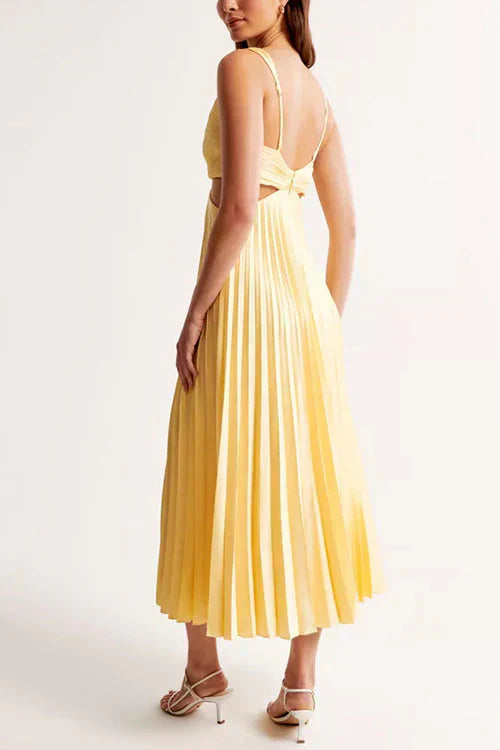 Pleated Maxi Dress | Elegant | Flowy & Lightweight