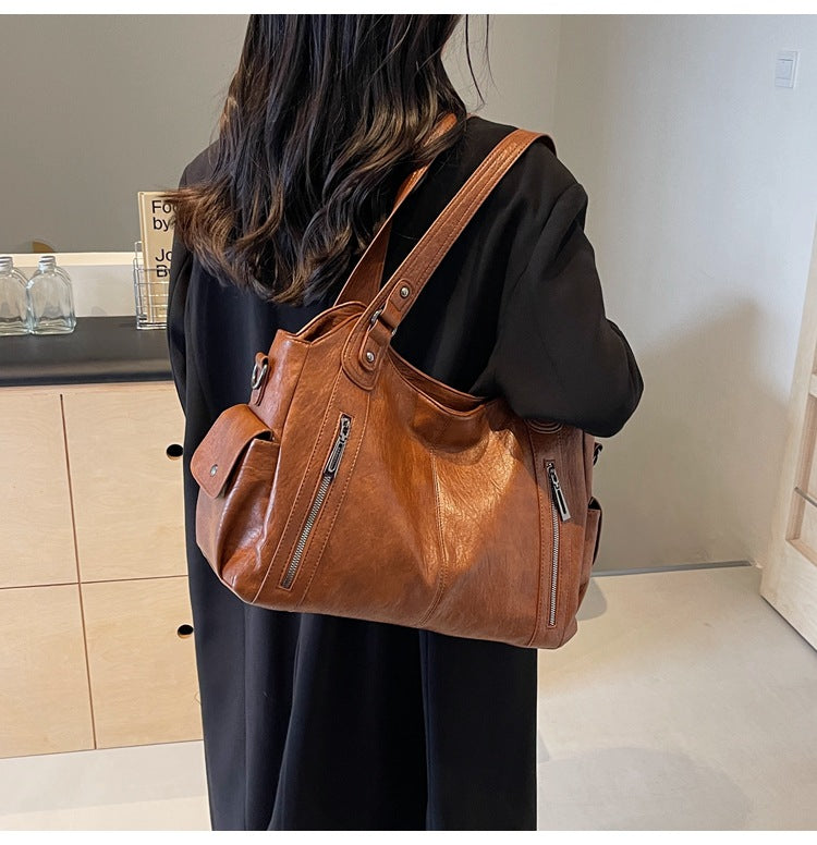 Victoria | Classic Luxe Leather Tote