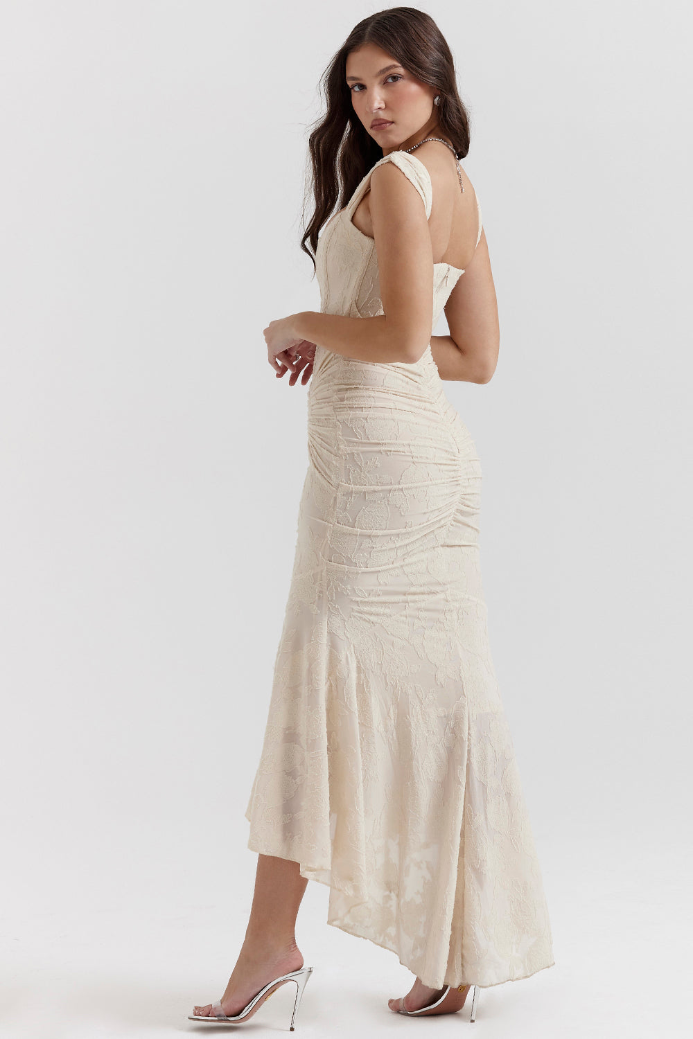 Lace Maxi Dress | Sweetheart Neckline | Elegant & Feminine